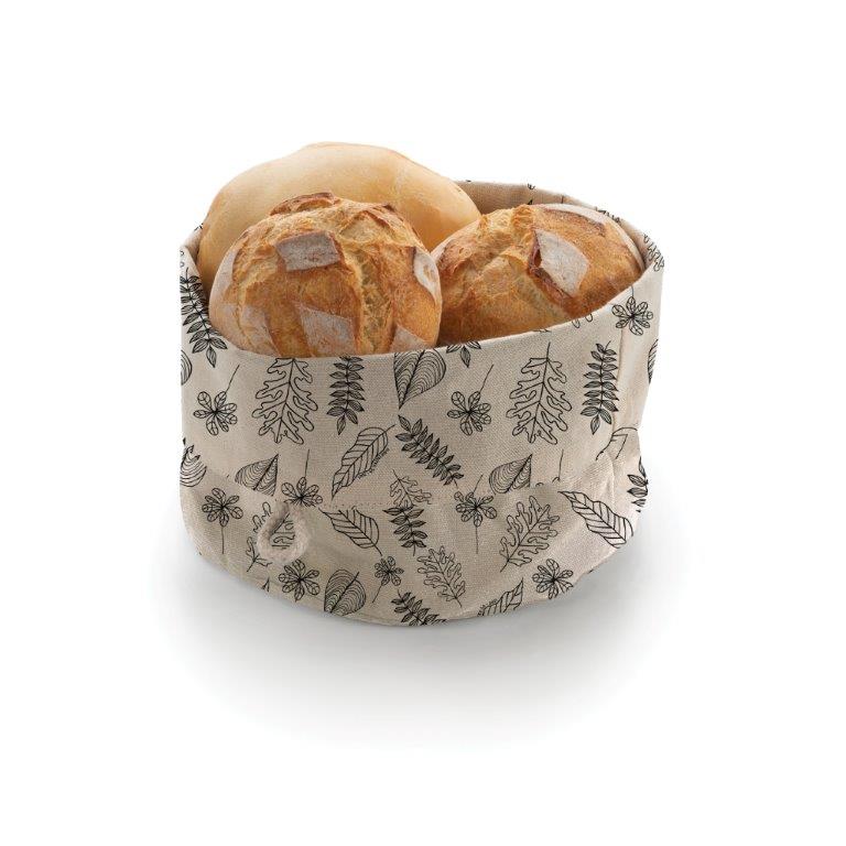 Ψωμιέρα Βαμβακερή 32x19εκ. Leafs Eco Zone Metaltex 2393